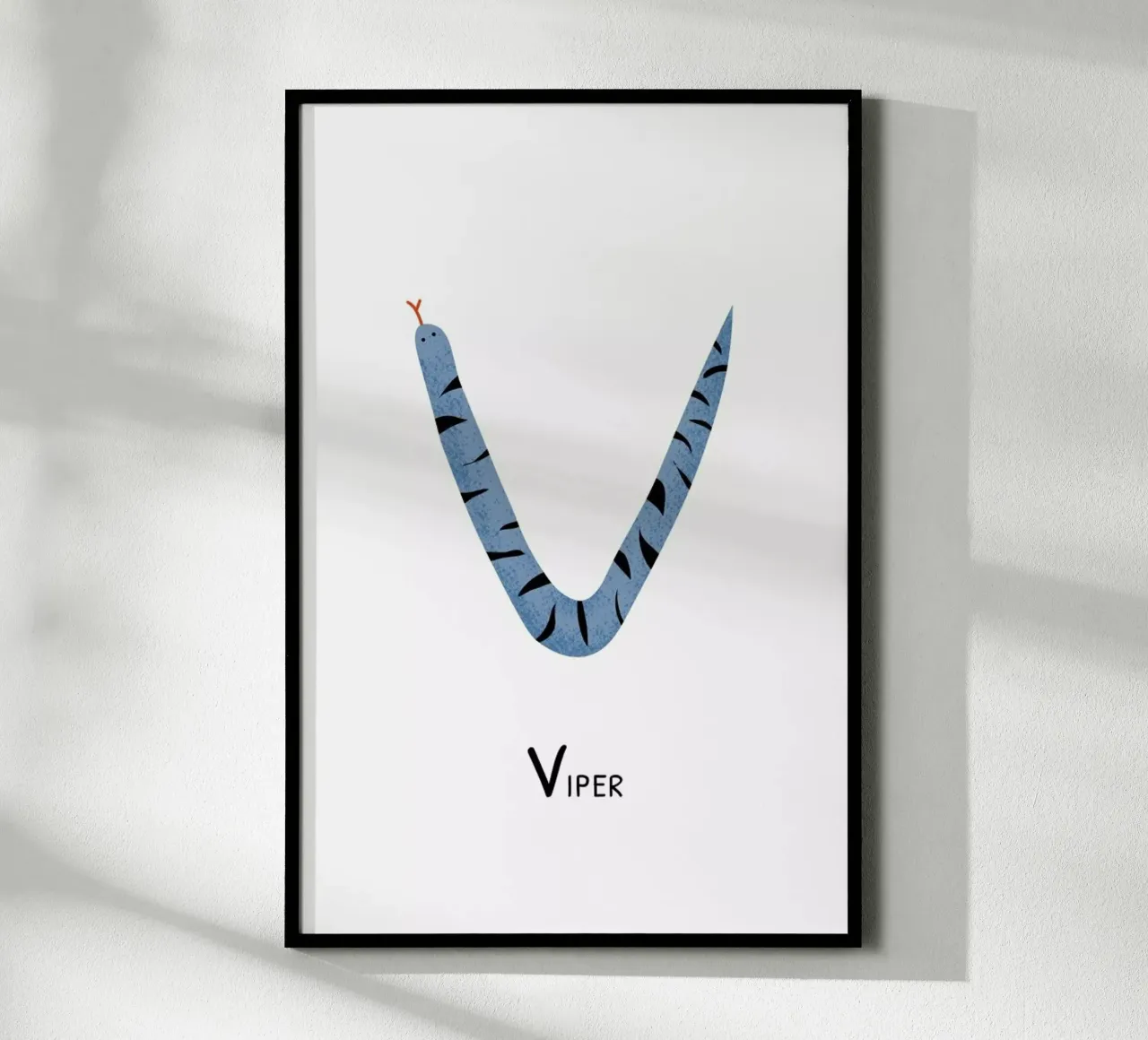 V for Viper carta hahnemühle da Little Flourishes