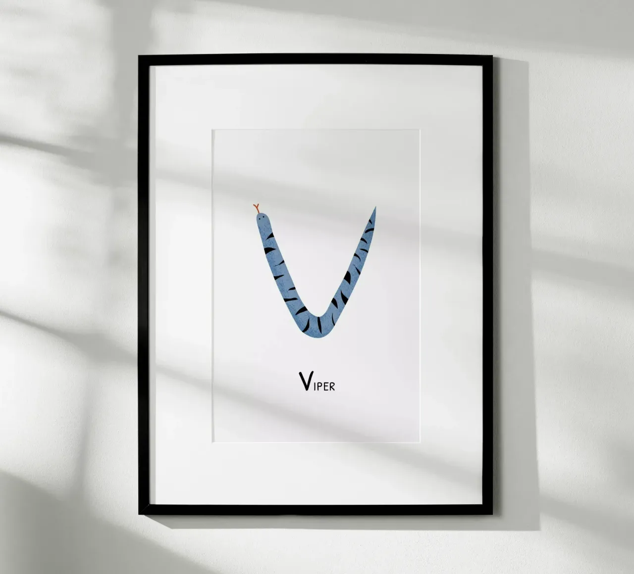 V for Viper poster da Little Flourishes