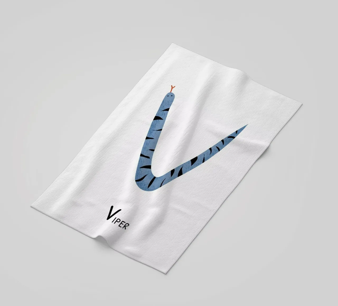V for Viper telo mare da Little Flourishes