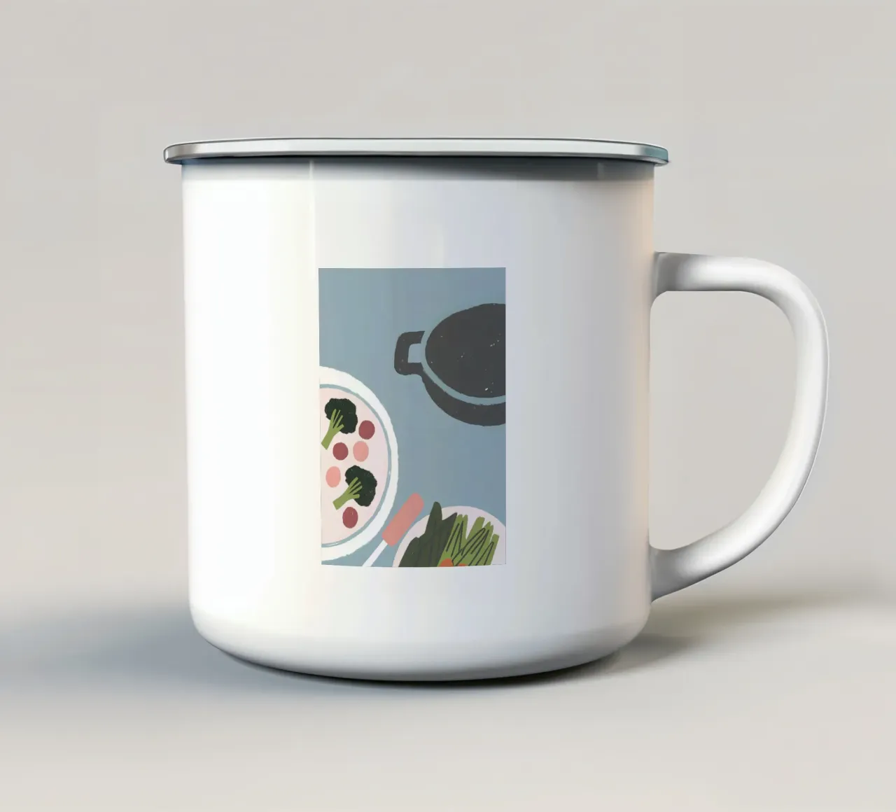 Colazione a base di verdure tazza in smalto da PERSONAL TOUCH