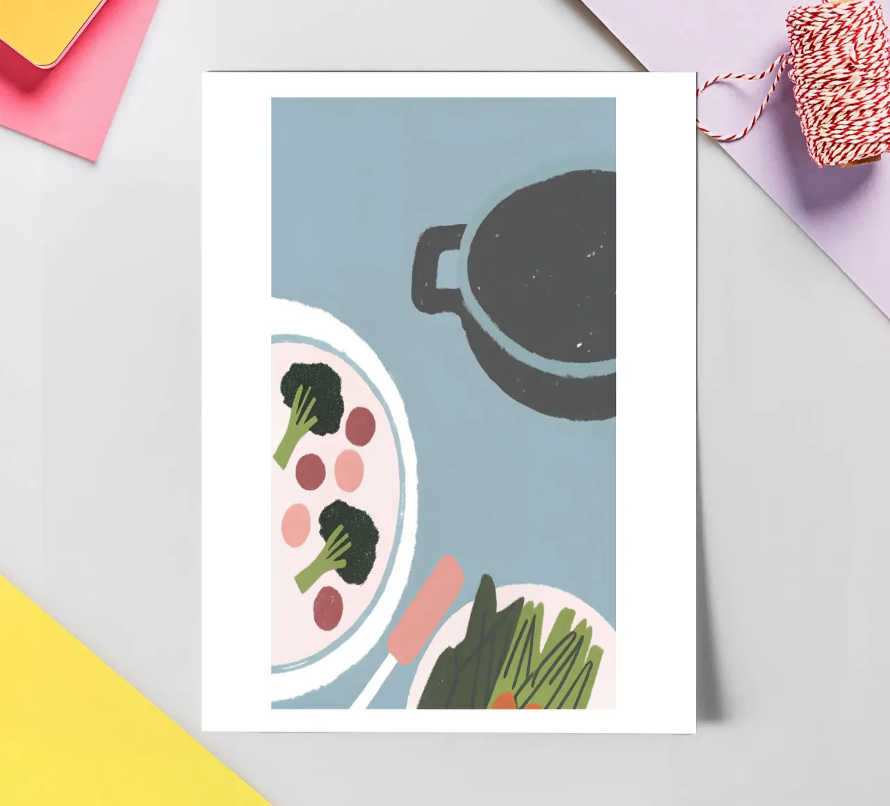 Vegetable Breakfast sticker sheet by PERSONAL TOUCH