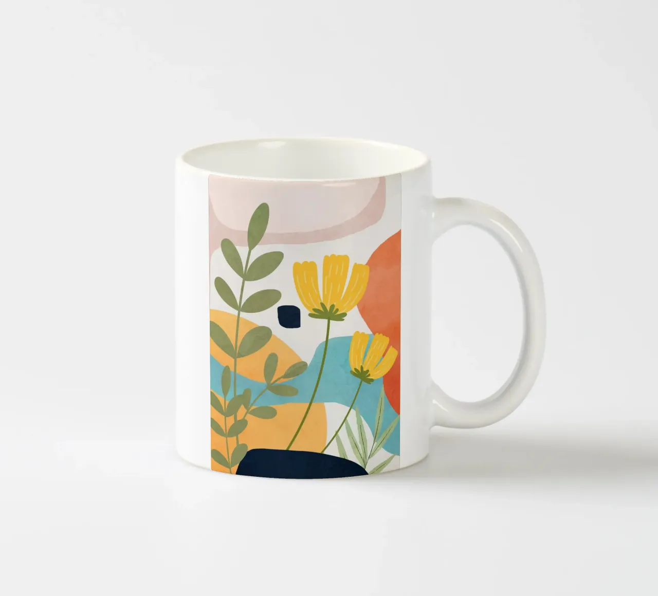 Colorful Flower Design 2 tazza in ceramica da Flow Line