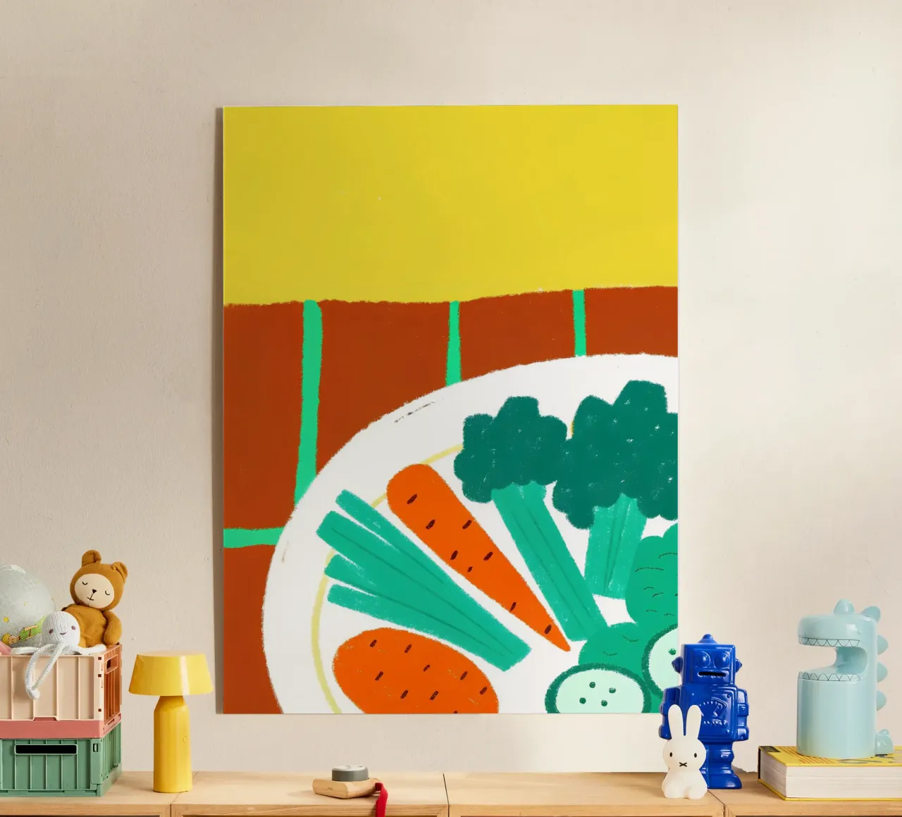 Carote e broccoli plexiglass da PERSONAL TOUCH