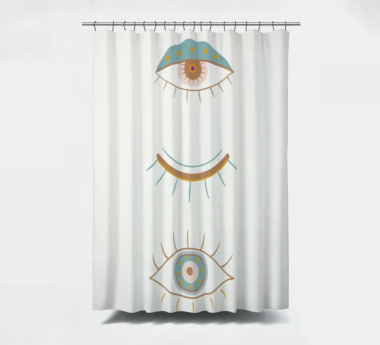 Geometric Gaze tenda da doccia da Flow Line
