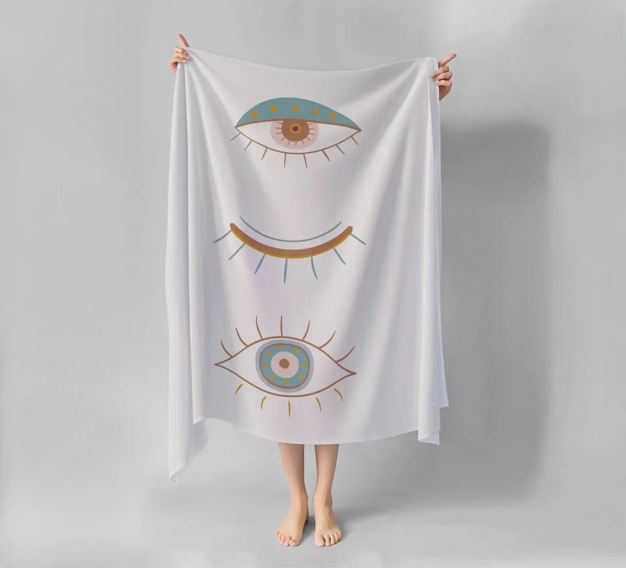 Geometric Gaze telo mare da Flow Line