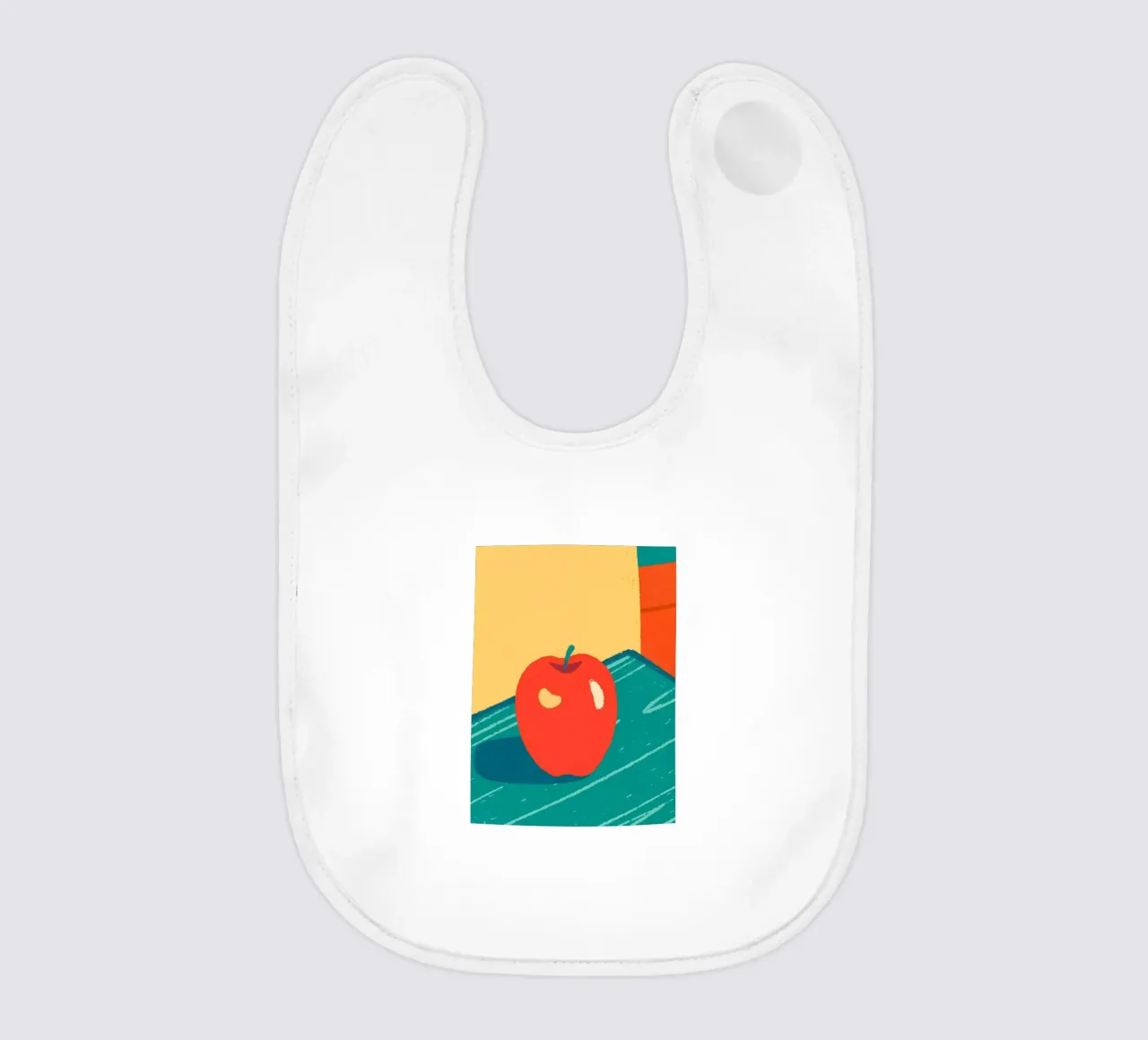 Red Apple Fruit baby bib by PERSONAL TOUCH