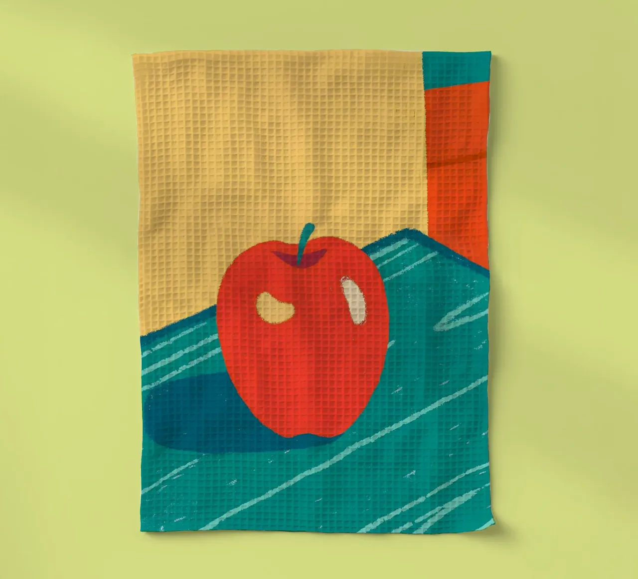 Roter Apfel Obst Geschirrtuch von PERSONAL TOUCH