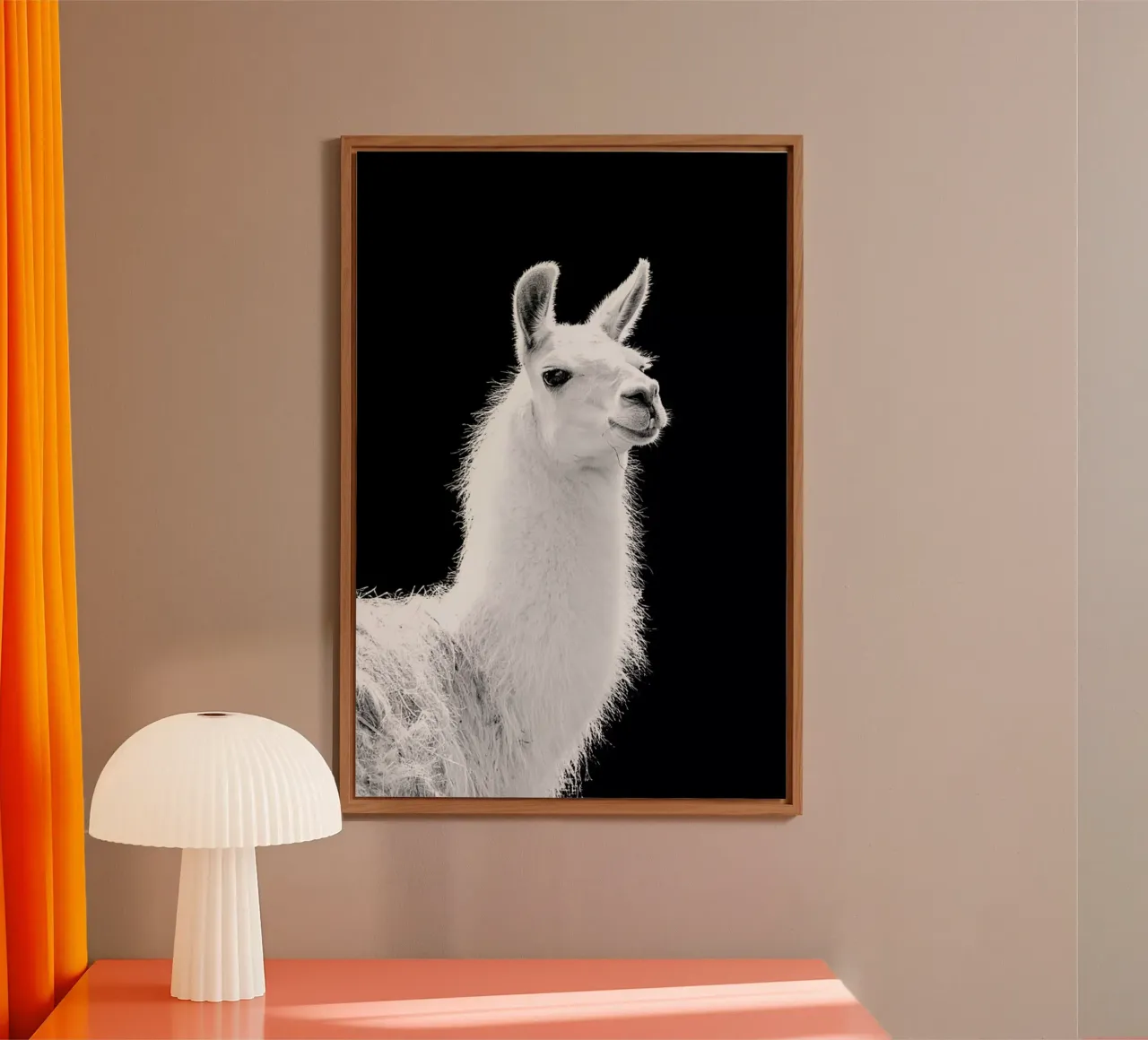 Llama alluminio dibond da Natural Kingdom