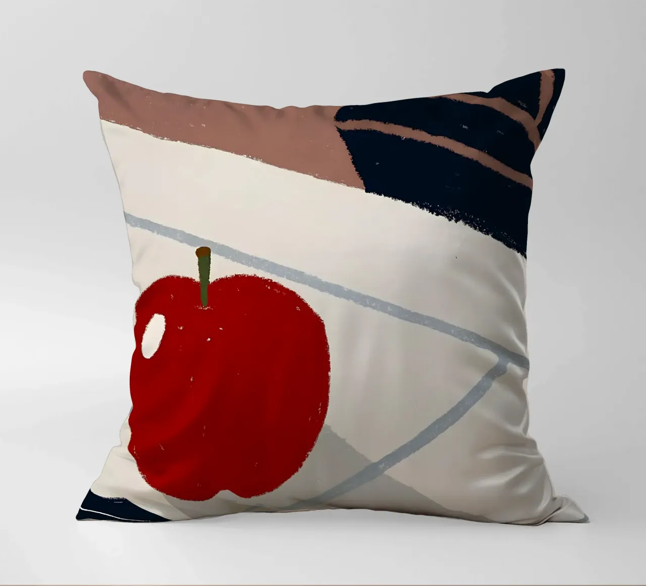 Red Apple decorative cushion by PERSONAL TOUCH