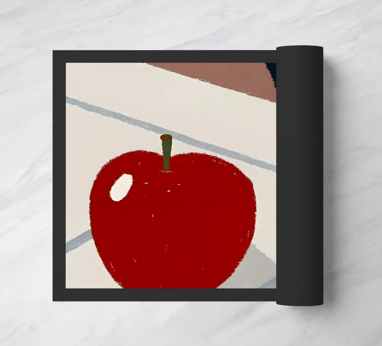 Red Apple doormat by PERSONAL TOUCH