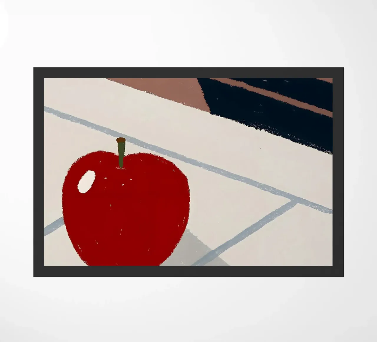 Red Apple doormat by PERSONAL TOUCH