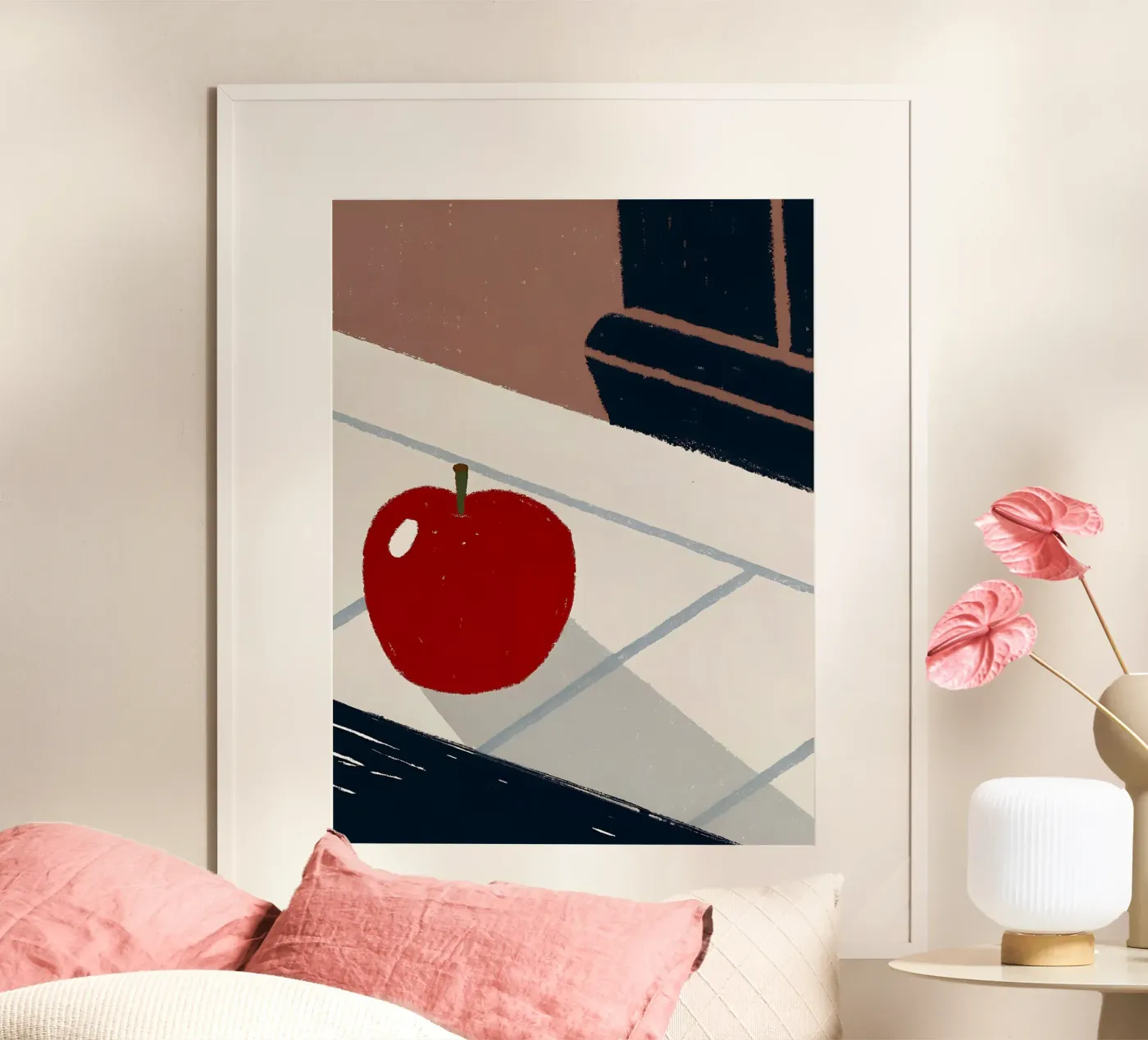Red Apple poster by PERSONAL TOUCH