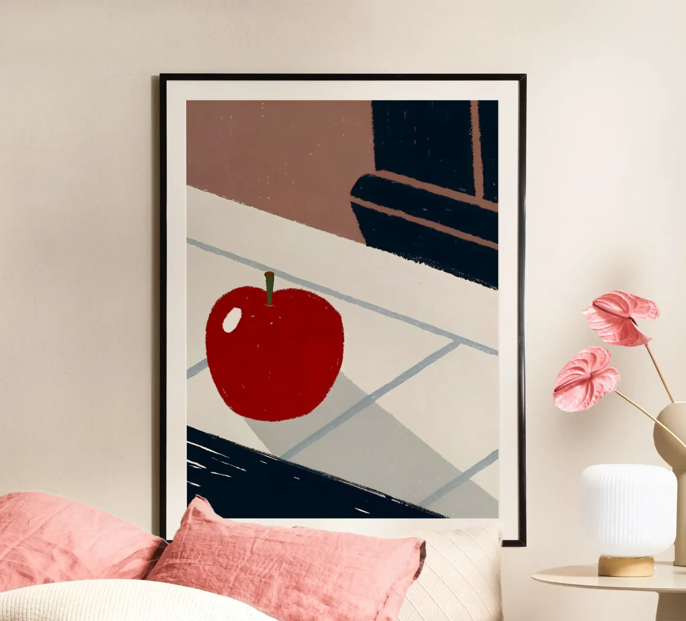 Red Apple poster by PERSONAL TOUCH
