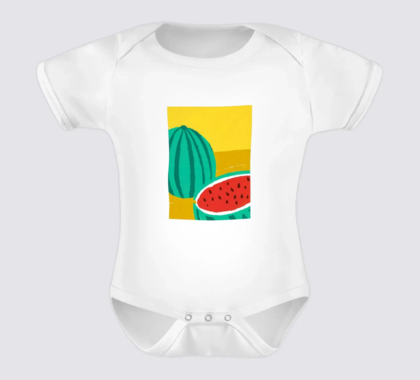 Watermelon Fruit Kurzarm Babybody von PERSONAL TOUCH