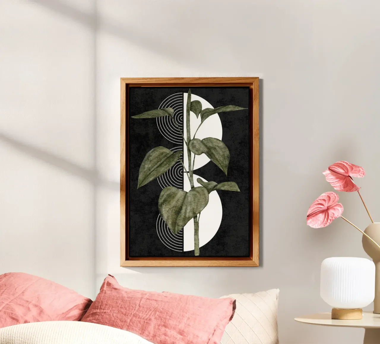 foglie pianta botanica geometrica alluminio dibond da James Isaac Jackson