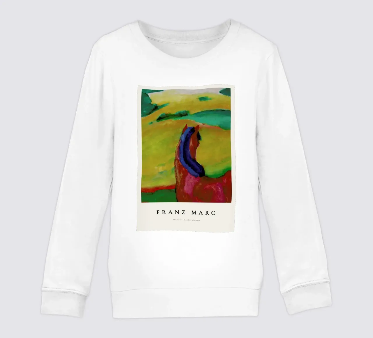 Franz Marc - Horse in a Landscape felpa bambino da ARTOTHEK