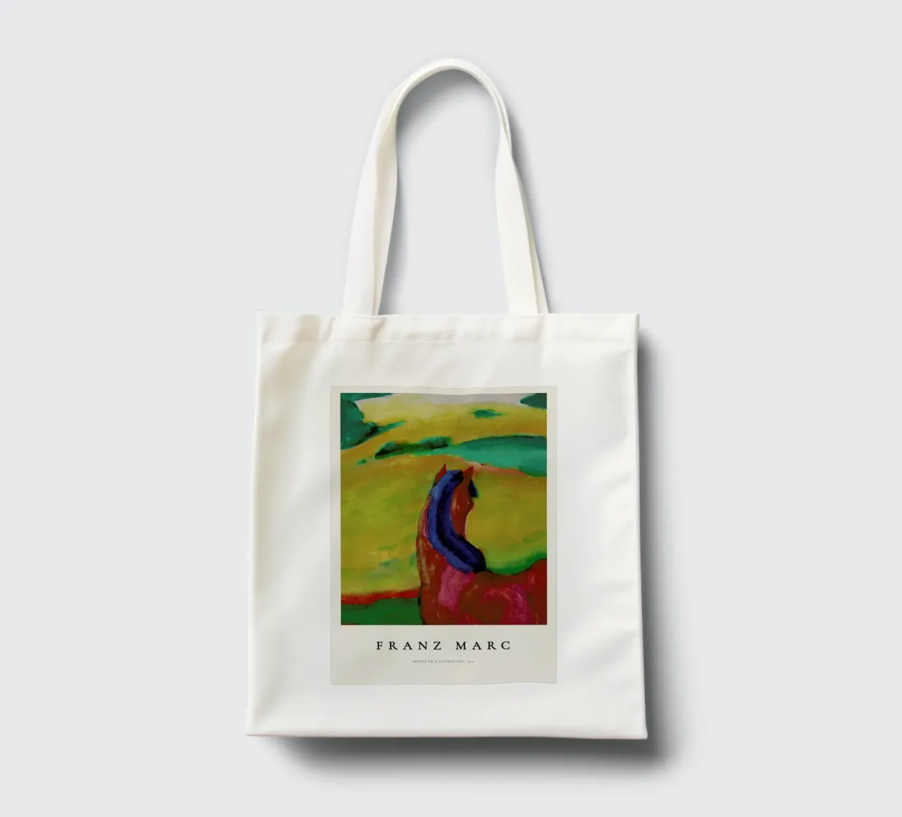 Franz Marc - Horse in a Landscape borsa in juta da ARTOTHEK