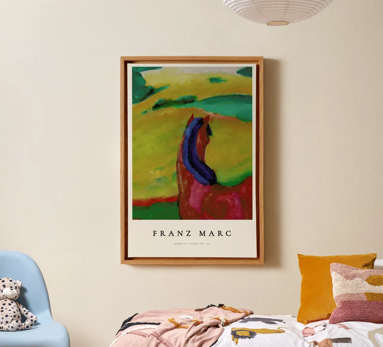 Franz Marc - Horse in a Landscape canvas by ARTOTHEK