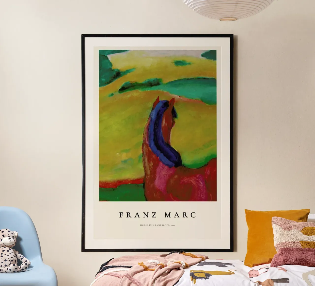 Franz Marc - Horse in a Landscape poster da ARTOTHEK