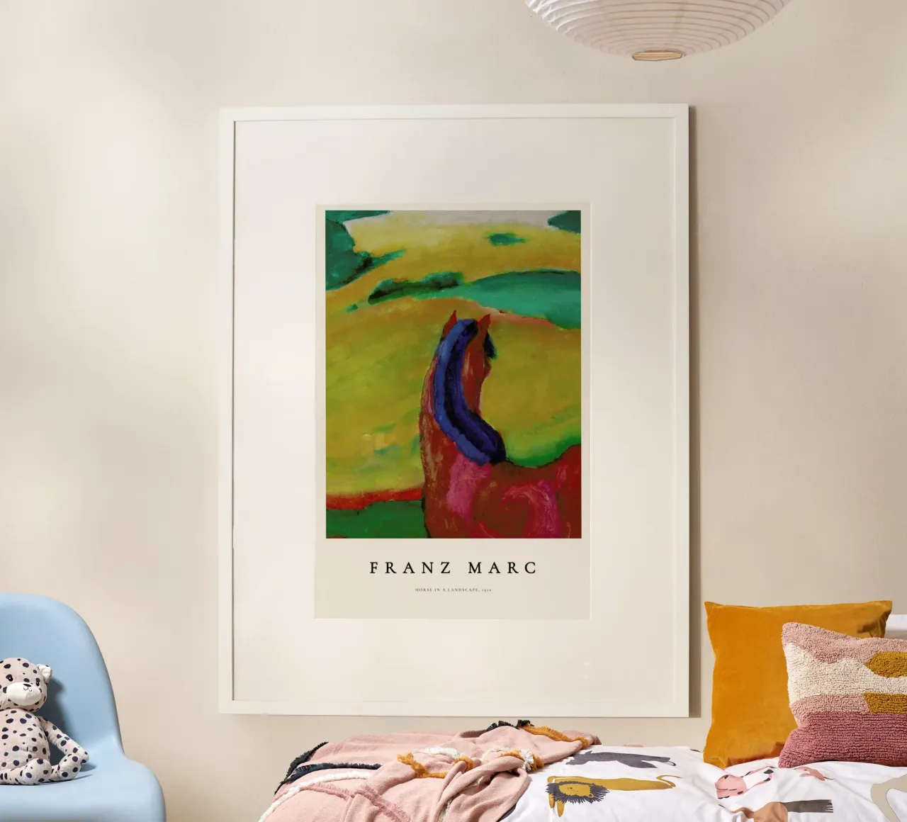 Franz Marc - Horse in a Landscape poster da ARTOTHEK