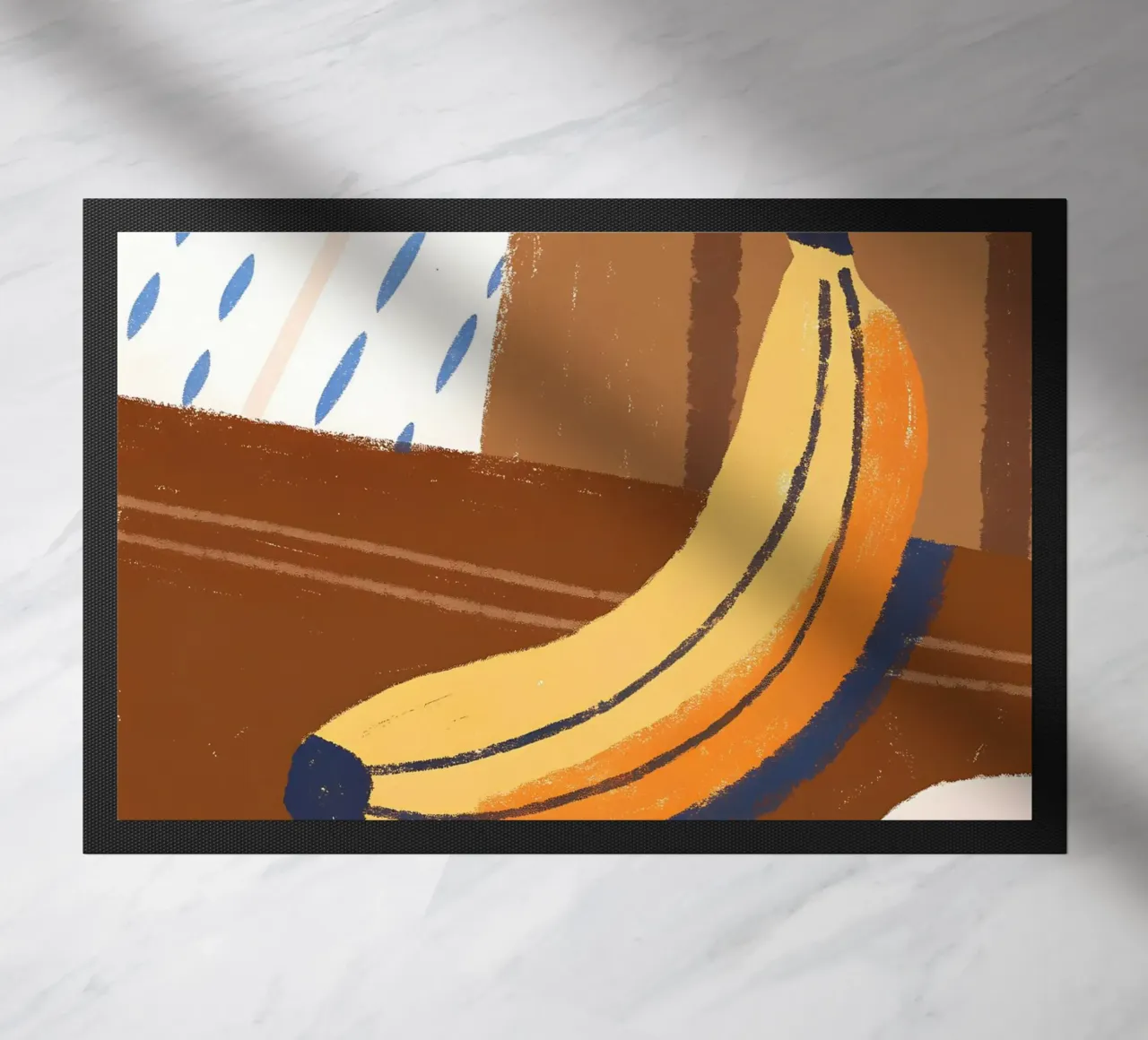 Banane Fußmatte von PERSONAL TOUCH