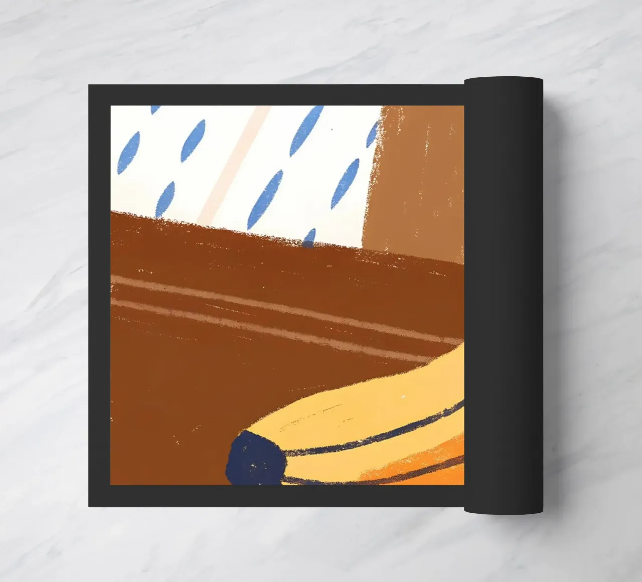 Banane Fußmatte von PERSONAL TOUCH