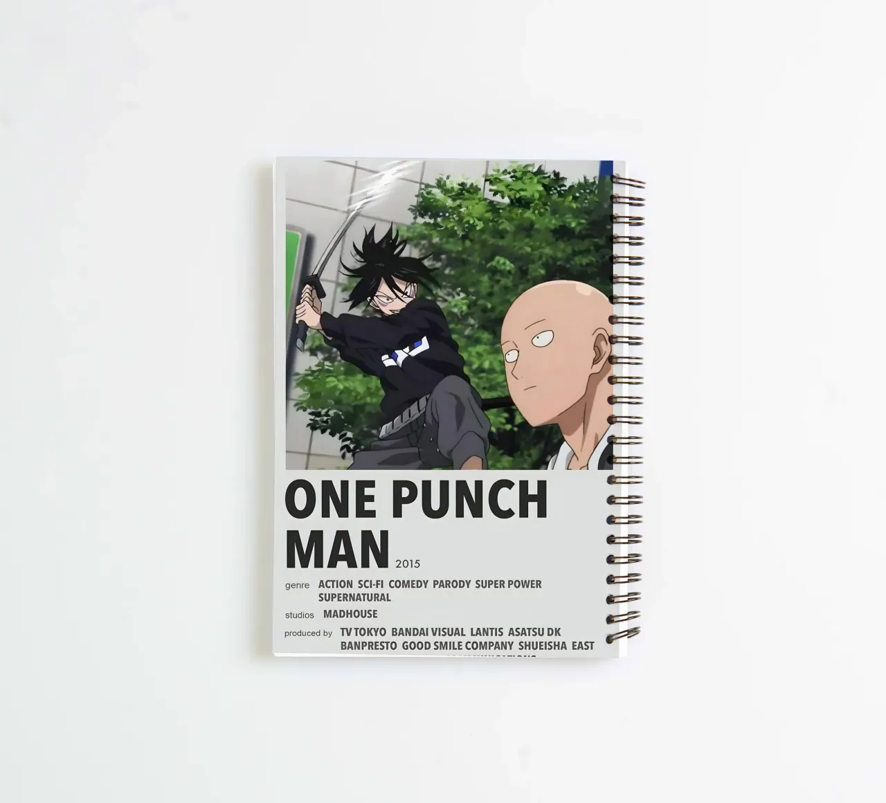 ONE PUNCH MAN  2015 spiral notebook by Totoya