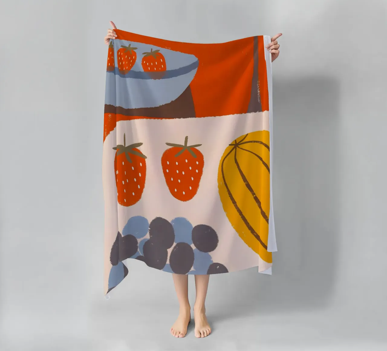 Strawberry Fruits beach towel by PERSONAL TOUCH