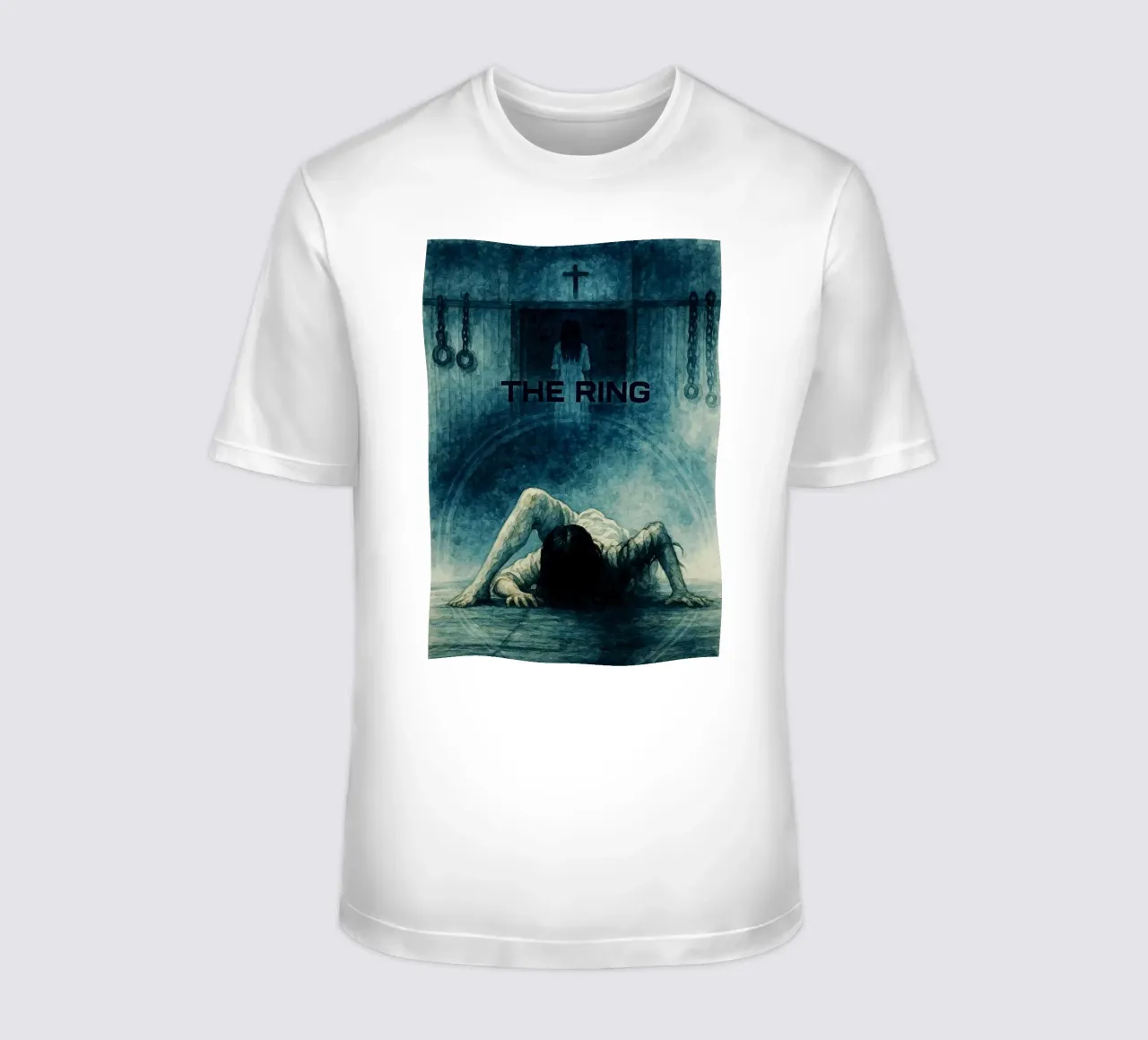 the ring repainting imagination reproduction t-shirt by SIQAYA