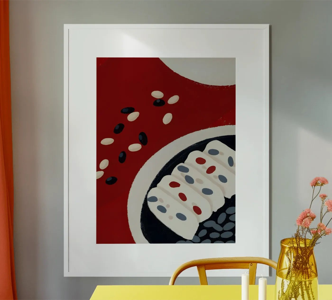 Red Beans poster by PERSONAL TOUCH
