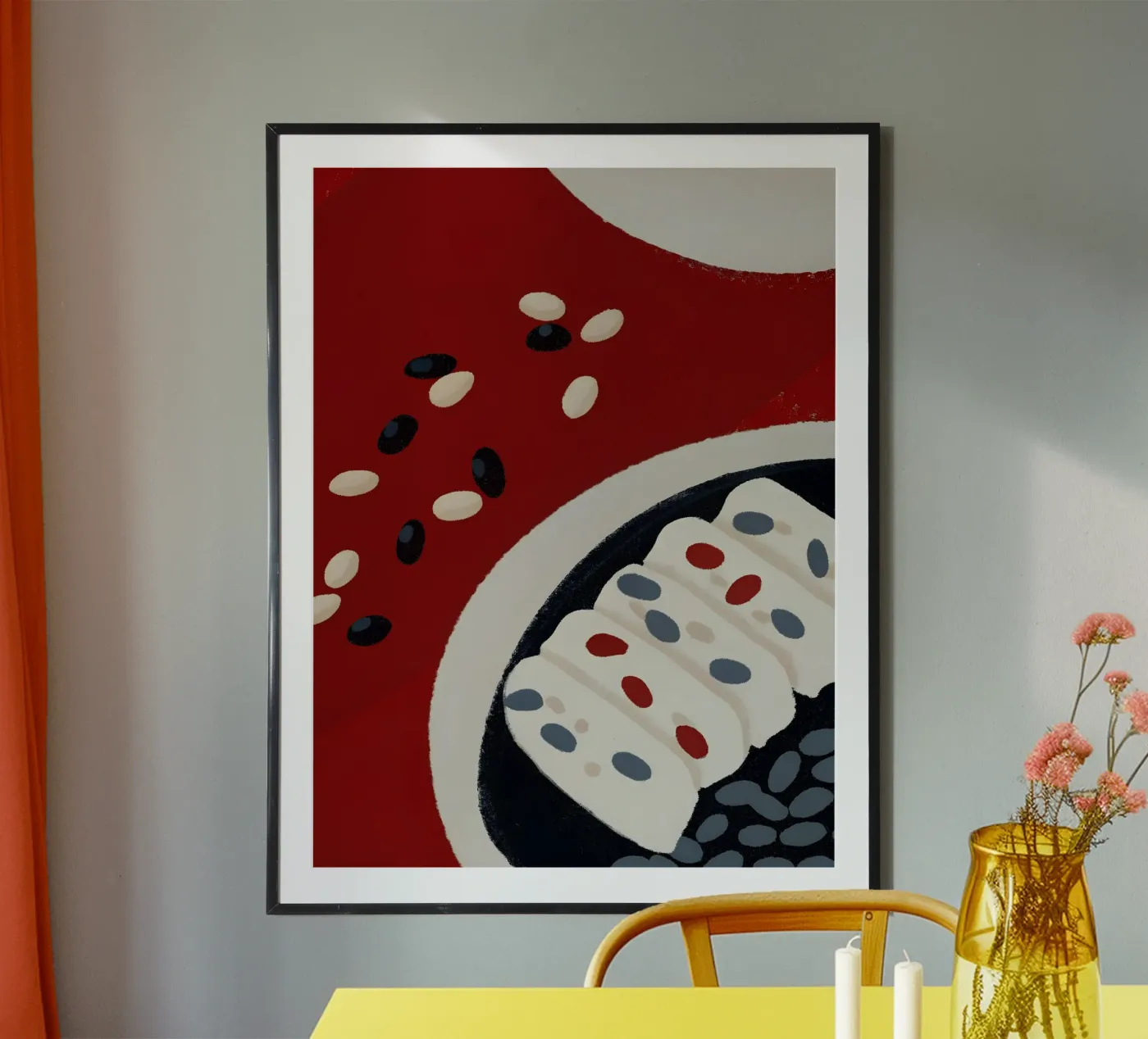 Red Beans poster by PERSONAL TOUCH