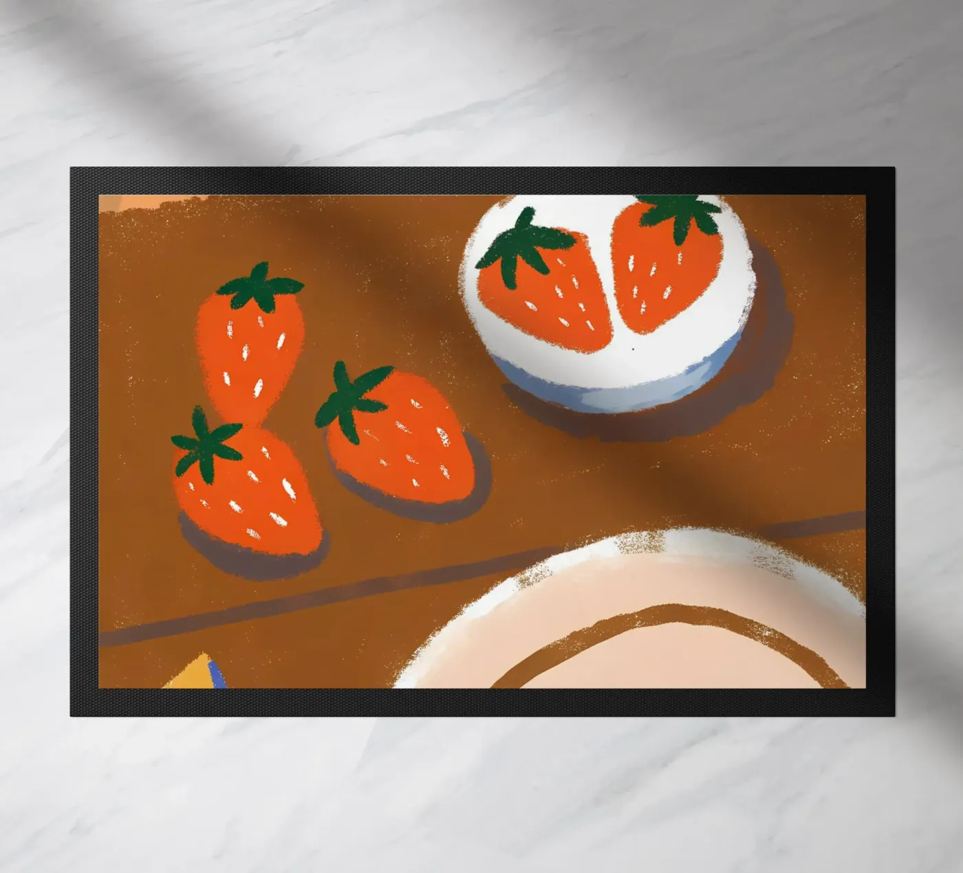Strawberry Fruit doormat by PERSONAL TOUCH