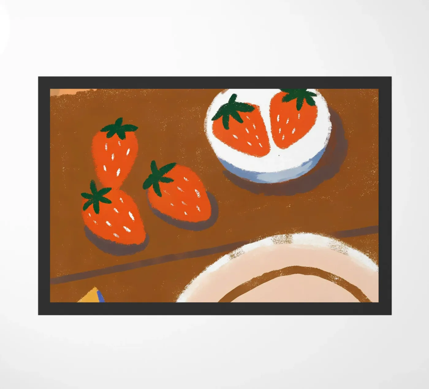 Strawberry Fruit doormat by PERSONAL TOUCH