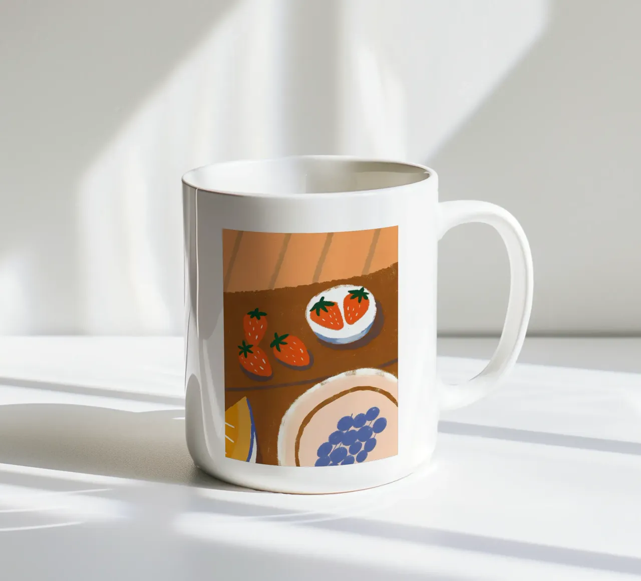 Frutta alla fragola tazza in ceramica da PERSONAL TOUCH