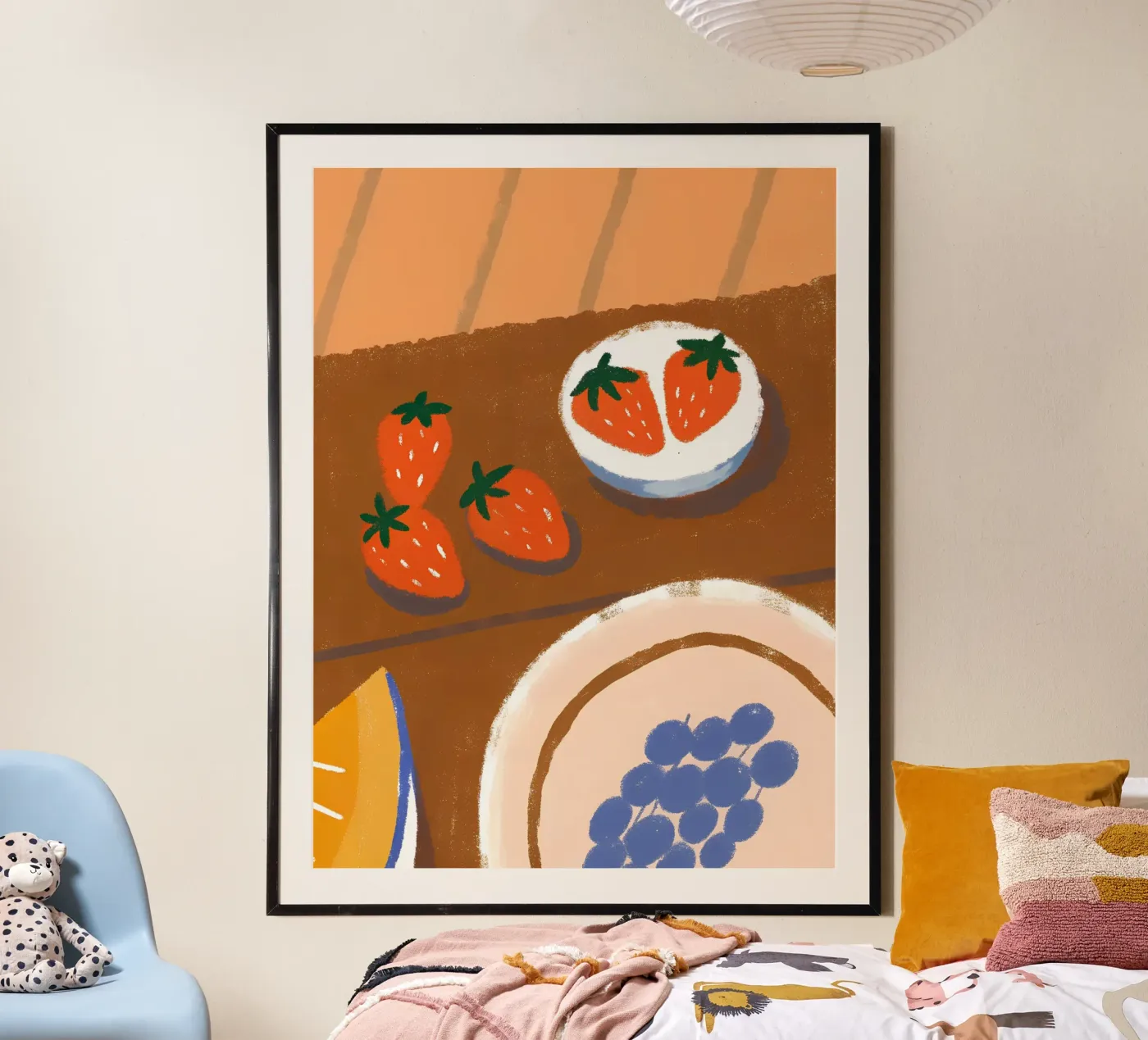 Erdbeerfrucht Poster von PERSONAL TOUCH