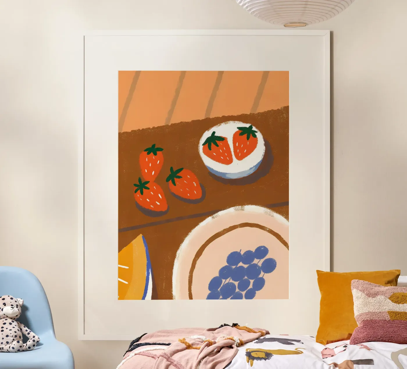 Erdbeerfrucht Poster von PERSONAL TOUCH