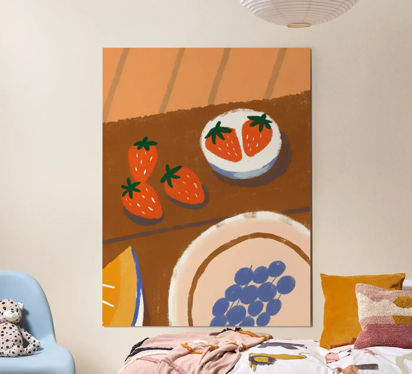 Erdbeerfrucht Poster von PERSONAL TOUCH