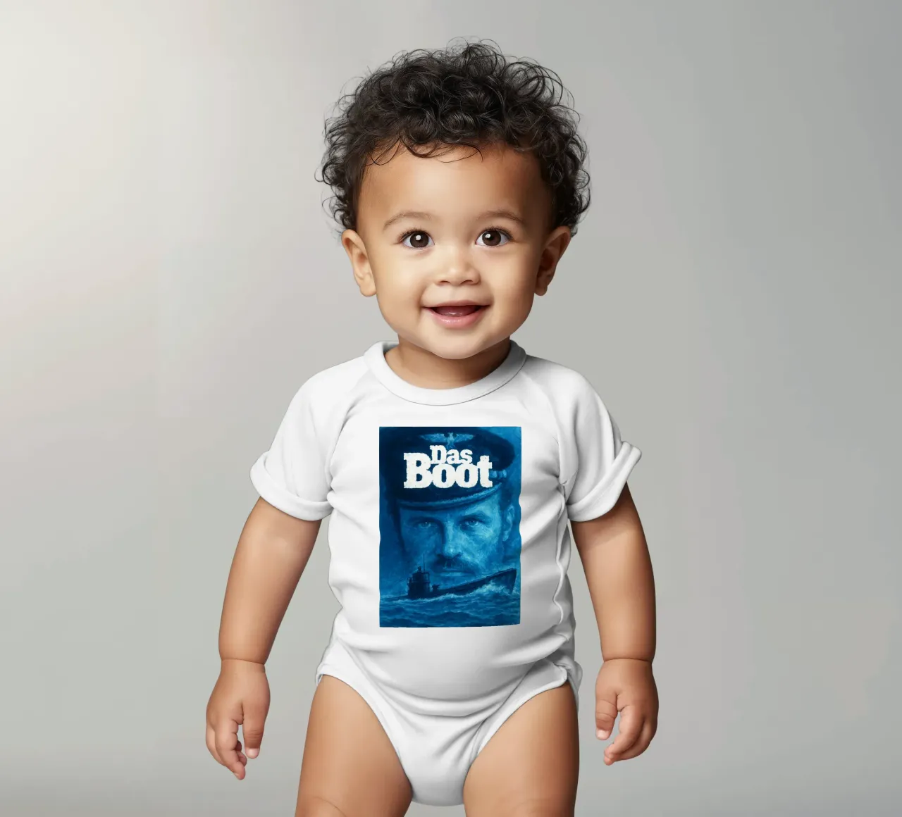 das boot repainting imagination reproduction short-sleeve baby romper by SIQAYA