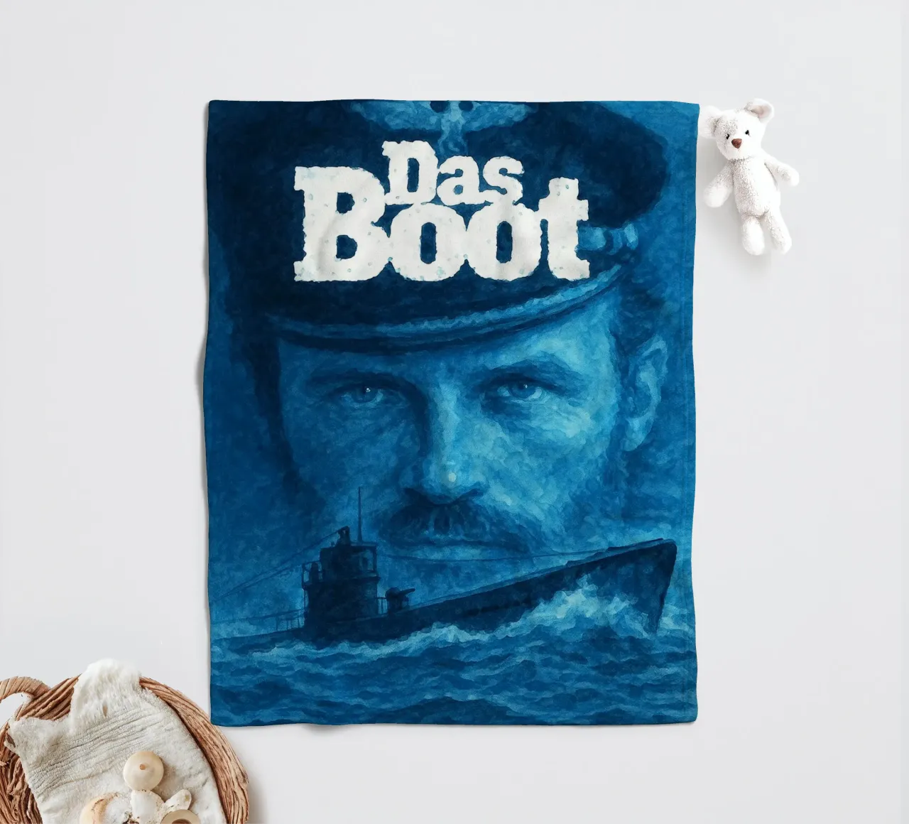 das boot repainting imagination reproduction fleece blanket by SIQAYA