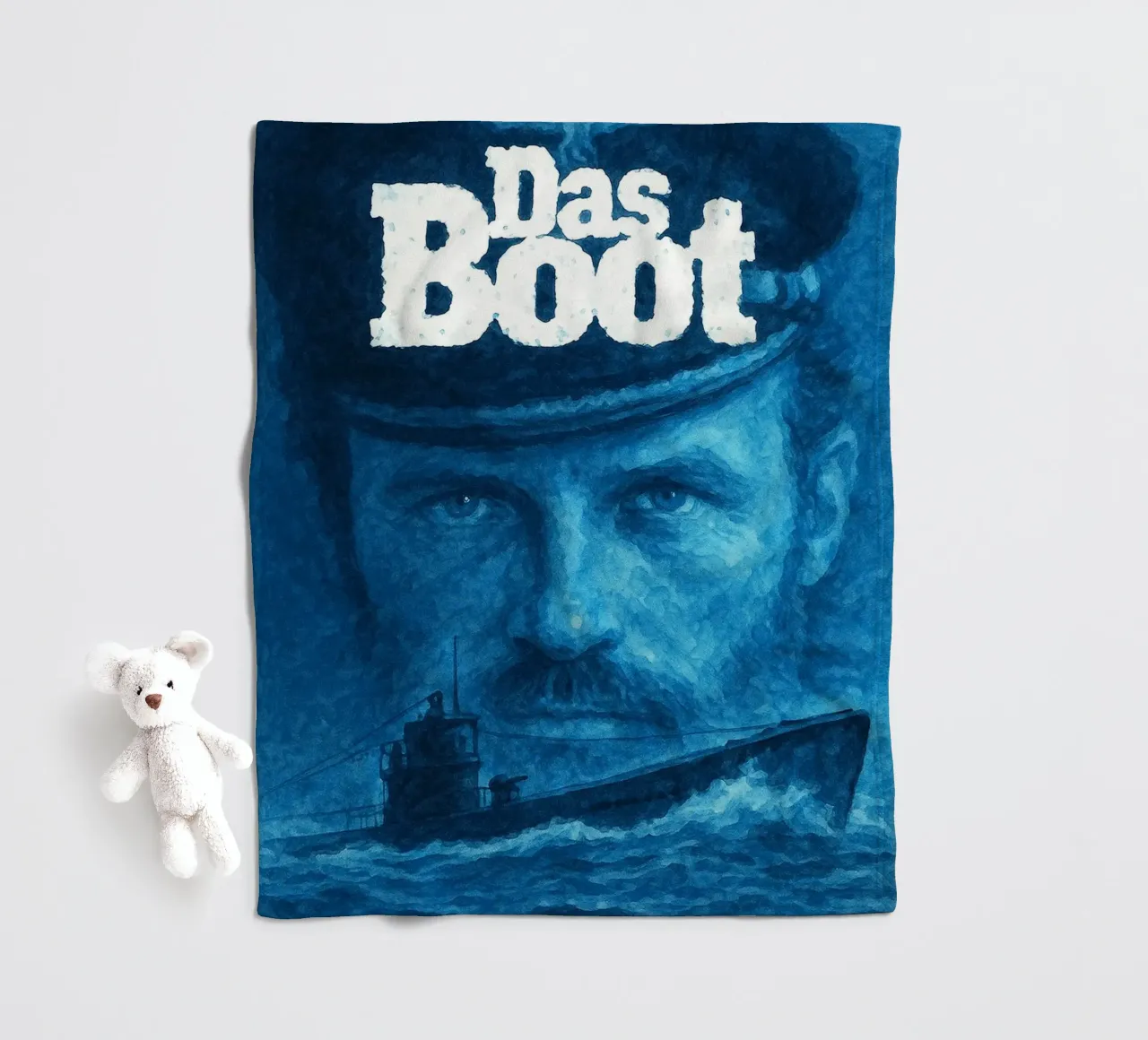 das boot repainting imagination reproduction fleece blanket by SIQAYA