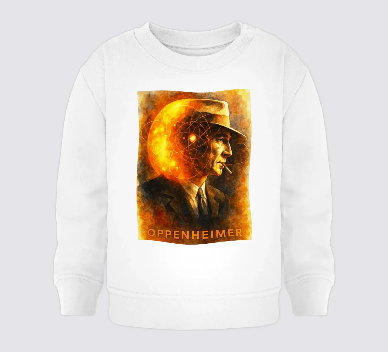 oppenheimer repainting imagination reproduction baby sweatshirt by SIQAYA