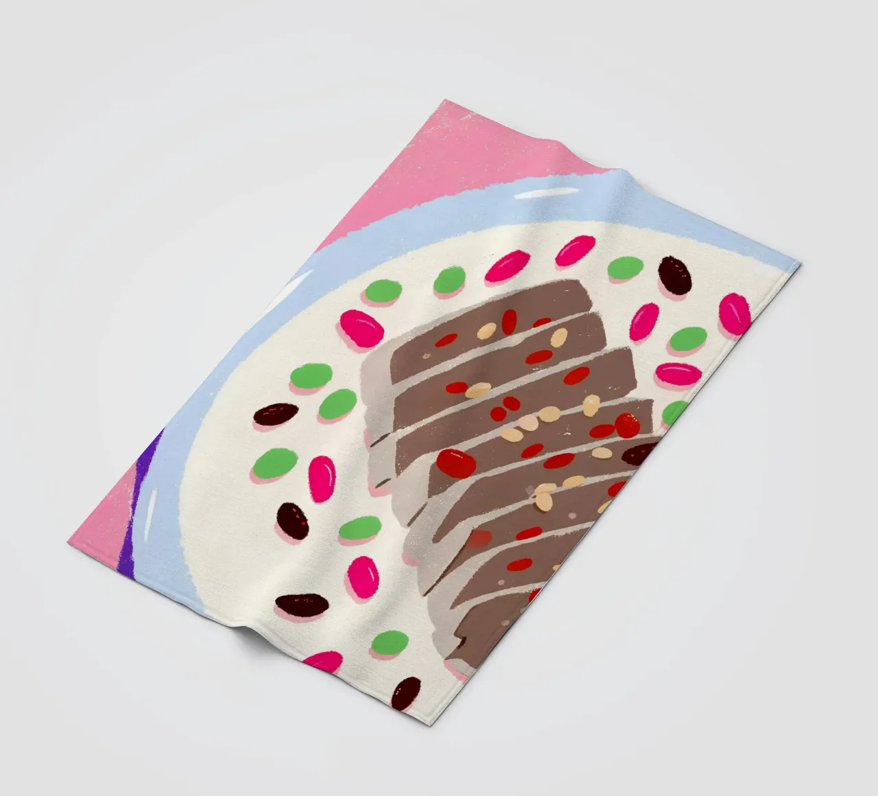Chocolate Bread fleece blanket by PERSONAL TOUCH
