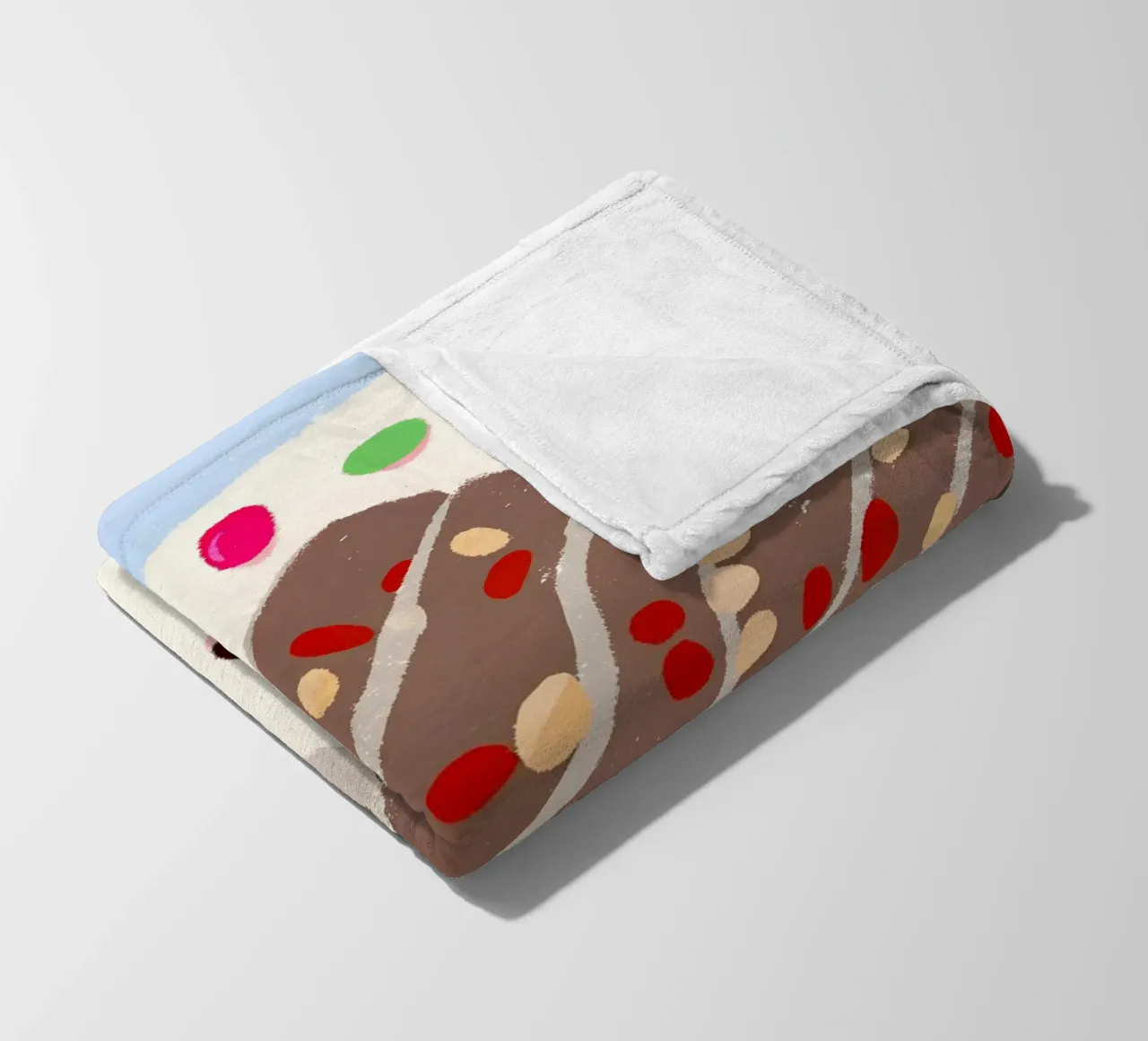 Chocolate Bread fleece blanket by PERSONAL TOUCH