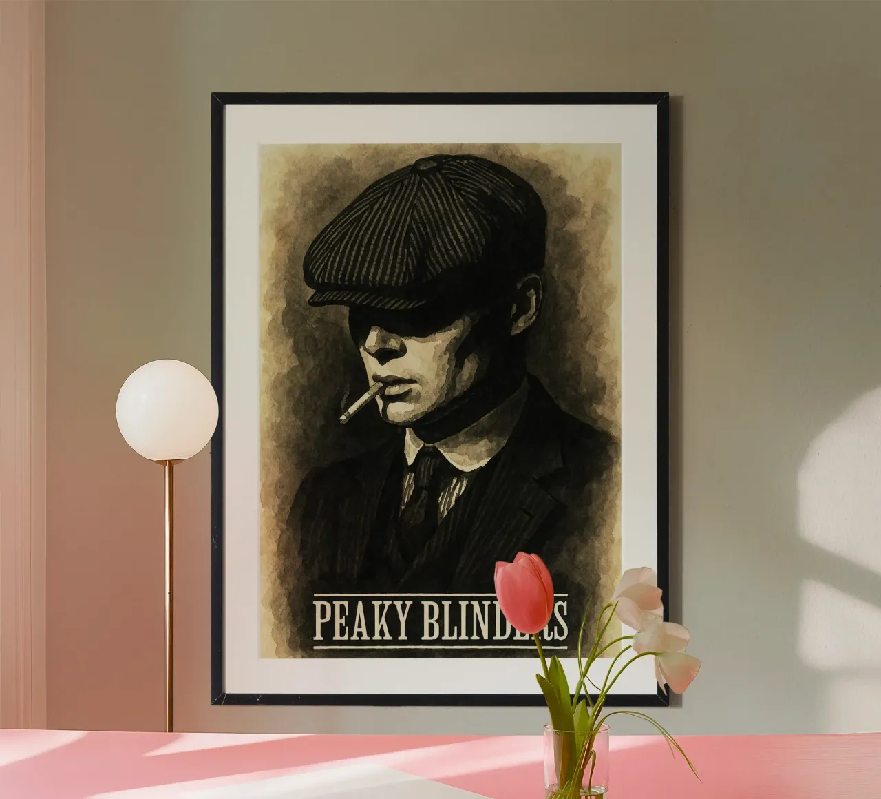 Peaky Scheuklappen Übermalung Phantasie Hahnemühle von SIQAYA