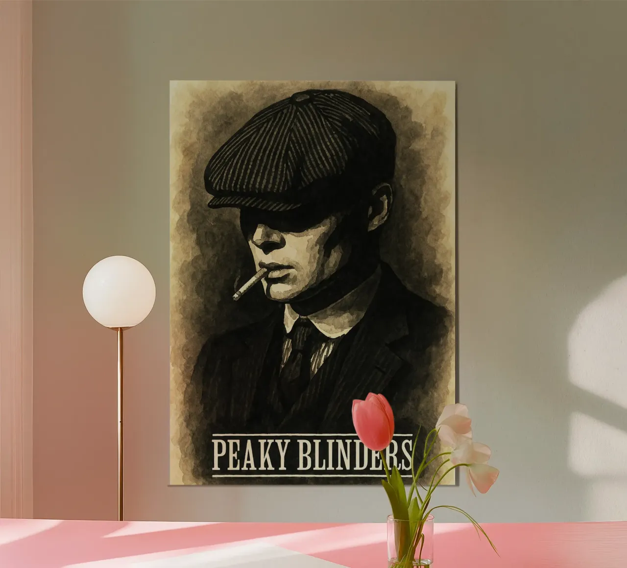 Peaky Scheuklappen Übermalung Phantasie Hahnemühle von SIQAYA