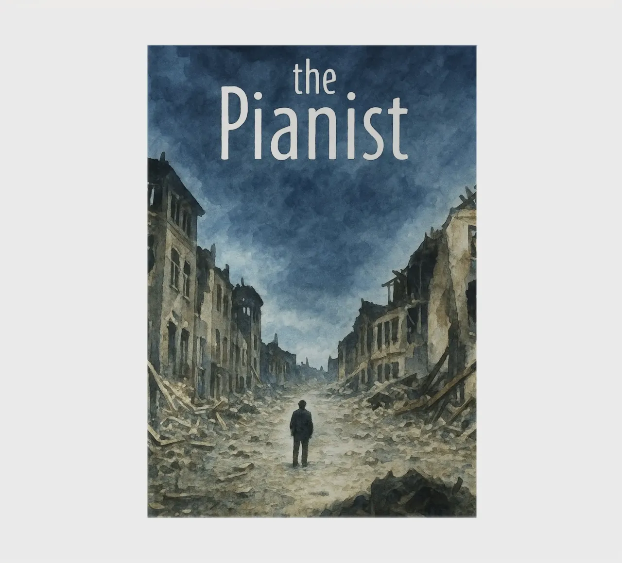 the pianist repainting imagination notebook by SIQAYA