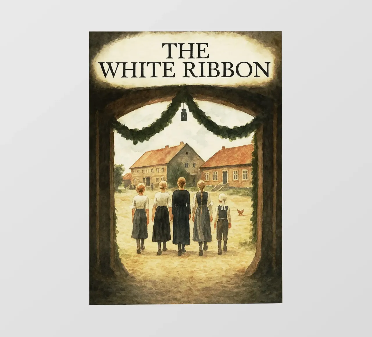 the white ribbon repainting imagination photo wallpaper by SIQAYA