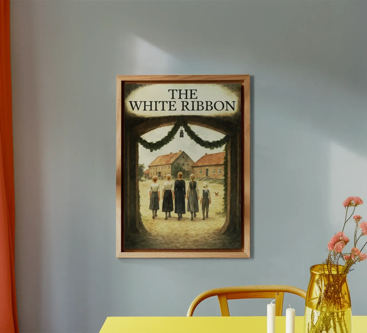 the white ribbon repainting imagination alu-dibond by SIQAYA
