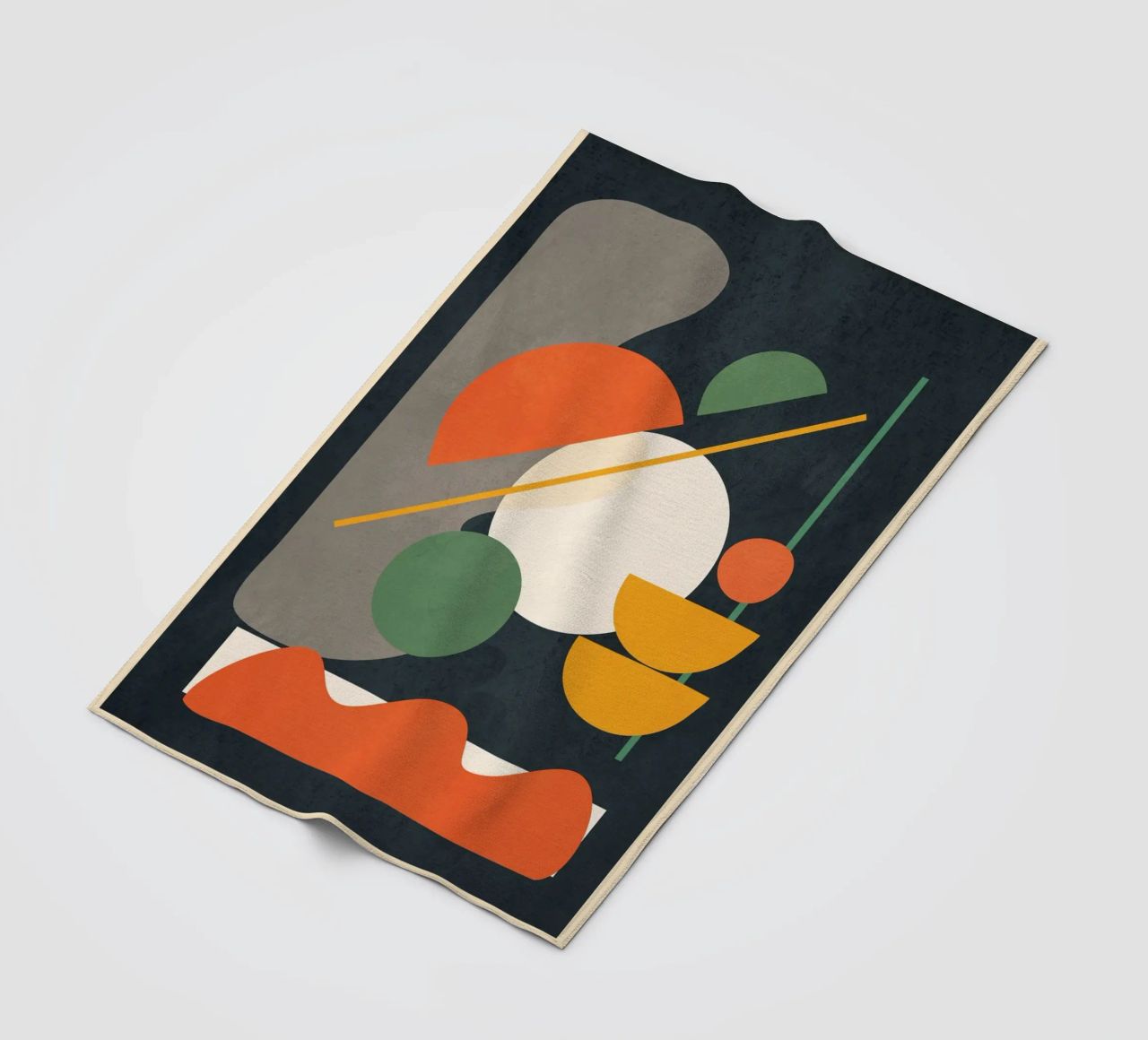 Abstract Shape Setting 01 coperta in pile da Flow Line