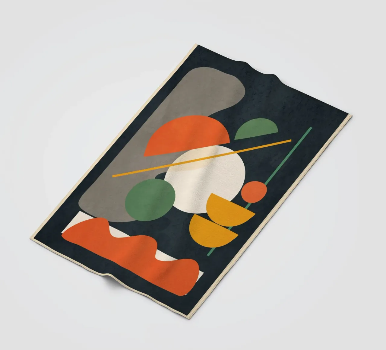 Abstract Shape Setting 01 coperta in pile da Flow Line